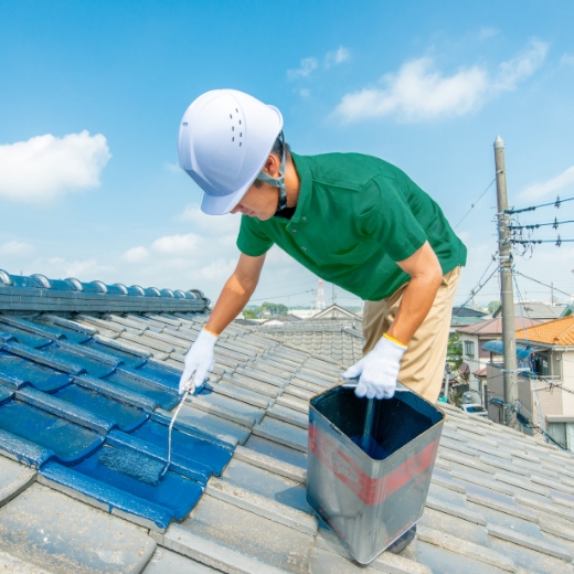 屋根塗装の流れ